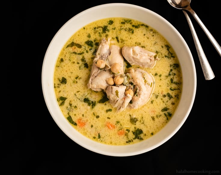Chorba Bayda – Algerian White Chicken Soup
