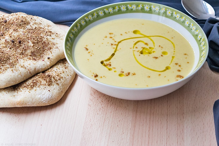 Palestinian Lentil Soup #mena