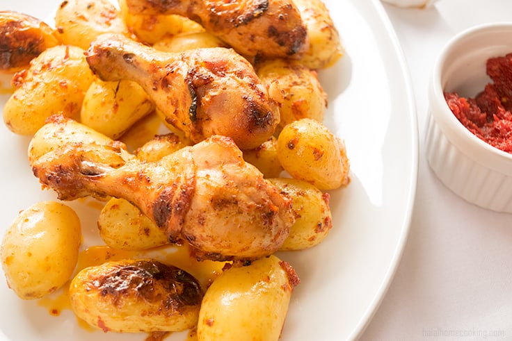 Syrian Roast Chicken & Potatoes