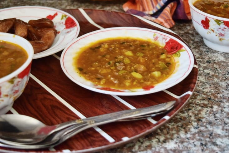 Chorba Aadess – Green Lentils Soup
