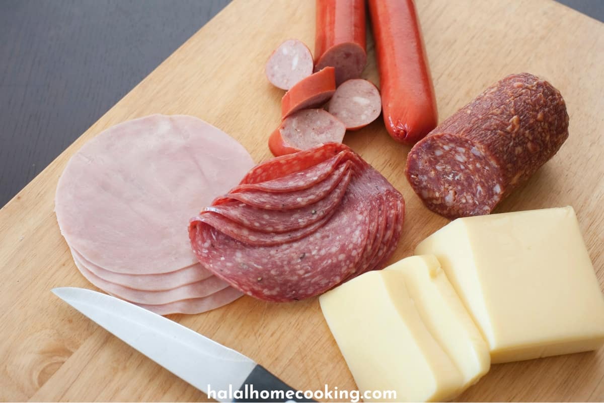German-Breakfast-With-Salami-And-Cheese